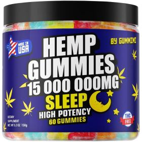 HÃÂµmÃ‘â‚¬ Gummies for Restful Nights Soothes Soreness and Discomfort in The Body High Potency HÃÂµmp Oil Extract Assorted Fruit Flavors