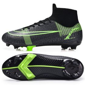Quality Futsal American Football Boots Neymar Ultra Light Soccer Shoes Wholesaler Chuteira Campo Cleats Training Sneakers TF/AG (Color: 20013-FG-BLACK, size: 44)
