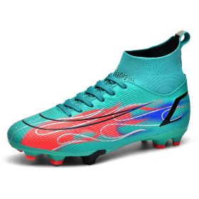High Quality Soccer Shoes Mbappe Football Boots Futsal Chuteira Campo Cleats Men Training Sneakers Ourdoor Women Footwear TF/FG (Color: ss1391-FG-moon, size: 37)