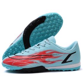 High Quality Soccer Shoes Mbappe Football Boots Futsal Chuteira Campo Cleats Men Training Sneakers Ourdoor Women Footwear TF/FG (Color: ss1413-TF-moon, size: 45)