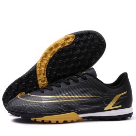 High Quality Soccer Shoes Mbappe Football Boots Futsal Chuteira Campo Cleats Men Training Sneakers Ourdoor Women Footwear TF/FG (Color: ss1413-TF-black, size: 43)