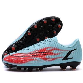 High Quality Soccer Shoes Mbappe Football Boots Futsal Chuteira Campo Cleats Men Training Sneakers Ourdoor Women Footwear TF/FG (Color: ss1413-AG-moon, size: 41)