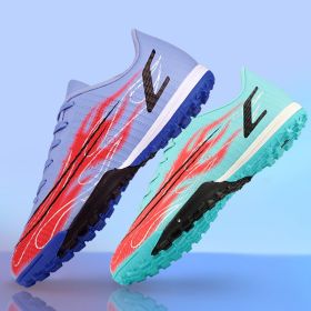 High Quality Soccer Shoes Mbappe Football Boots Futsal Chuteira Campo Cleats Men Training Sneakers Ourdoor Women Footwear TF/FG (Color: 1413-TF-moon purple, size: 42)