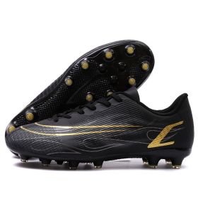 High Quality Soccer Shoes Mbappe Football Boots Futsal Chuteira Campo Cleats Men Training Sneakers Ourdoor Women Footwear TF/FG (Color: ss1413-AG-black, size: 38)