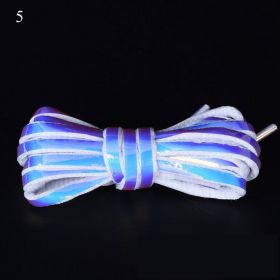 120/140/160cm Holographic Reflective Shoelace Rope Women Men Glowing In Dark Shoe Laces For Sneakers Sport Shoes Rope Bootlaces (Length: 160cm, Color: A5)