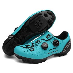 MTB Cycling Shoes Carbon Men Sports Route Cleats Road Bike Boots Racing Speed Sneaker Women Flat Spd Mountain Bicycle Shoes (Color: moon mtb, size: 44)