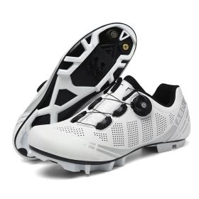 Outdoor Sports Cycling Shoes MTB Men Self-Locking Speed Sneaker Road Bike Boots SPD Cleats Mountain Bicycle Shoes Women Racing (Color: Ivory, size: 36)