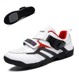 High Quality Men MTB Cycling Shoes Breathable Microfiber Bike Shoes Road Bicycle Shoes SPD Rubber Cleat Racing Cycling Snekaers (Color: Lavender, size: 36)