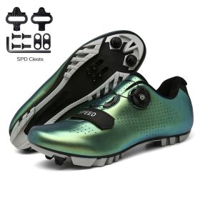 Men Cycling Sneaker Mtb Road Bike Shoes Speed Flat Sneakers Racing Women Self-locking Spd Cleats Shoes Mountain Bicycle Boots (Color: Pink, size: 39)