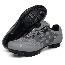 Cycling Sneaker Mtb Cleats Shoes Men Flat Pedal Bicycle Shoes Women Road Bike Boots Speed Sneakers Mountain Bike SPD Footwear (Color: dark grey mtb, size: 40)