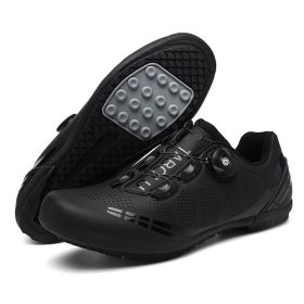 Outdoor Sports Cycling Shoes MTB Men Self-Locking Speed Sneaker Road Bike Boots SPD Cleats Mountain Bicycle Shoes Women Racing (Color: Silver, size: 44)