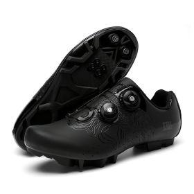 Outdoor Sports Cycling Shoes MTB Men Self-Locking Speed Sneaker Road Bike Boots SPD Cleats Mountain Bicycle Shoes Women Racing (Color: black mtb, size: 44)
