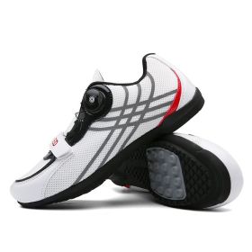 High Quality Men MTB Cycling Shoes Breathable Microfiber Bike Shoes Road Bicycle Shoes SPD Rubber Cleat Racing Cycling Snekaers (Color: Army Green, size: 46)