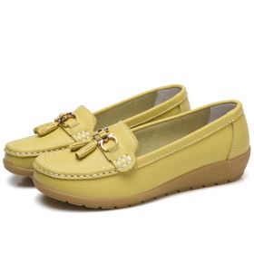 Fashion Casual Shoes Women Designer Colorful Loafers Luxury Brand Female Flats Sneakers Ladies Slip-on Moccasins Zapatos Mujer (Color: Green, size: 7)