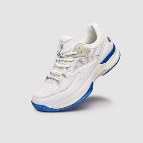 FitVille Men's Amadeus Tennis & Pickleball Court Shoes - White (WIDTH: Wide/2E, size: 8)
