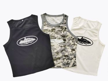 3pcs Graphic Print Tank Top, Casual Sleeveless Slim Top For Spring & Summer, Women's Clothing (Color: Three color, size: L)