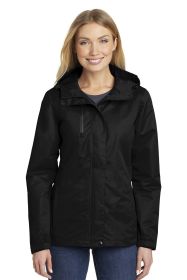 Port Authority Ladies All-Conditions Jacket L331 (Color: Black, size: XL)