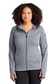 Sport-Tek Ladies Tech Fleece Full-Zip Hooded Jacket L248 (Color: Grey Heather, size: XXL)