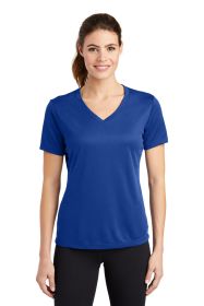 Sport-Tek Ladies PosiCharge RacerMesh V-Neck Tee LST340 (Color: True Royal, size: XXL)