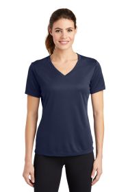 Sport-Tek Ladies PosiCharge RacerMesh V-Neck Tee LST340 (Color: True Navy, size: XXL)