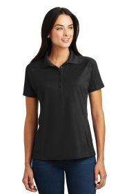 Sport-Tek Ladies Dri-Mesh Pro Polo L474 (Color: Black, size: XS)