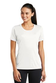 Sport-Tek Ladies PosiCharge Tough Tee LST320 (Color: White, size: XL)