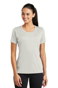 Sport-Tek Ladies PosiCharge Tough Tee LST320 (Color: Silver, size: 4XL)