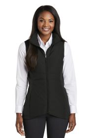 Port Authority Ladies Collective Insulated Vest L903 (Color: Deep Black, size: XXL)