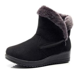 Women Ankle Boots Women Winter Shoes Female (Shoe Size: 10, Color: Black)