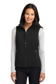 Port Authority Ladies Core Soft Shell Vest L325 (Color: Black, size: 3XL)