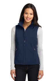 Port Authority Ladies Core Soft Shell Vest L325 (Color: Dress Blue Navy, size: S)