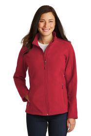 Port Authority Ladies Core Soft Shell Jacket L317 (Color: Rich Red, size: L)