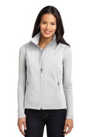 Port Authority Ladies Core Soft Shell Vest L325 (Color: Marshmallow, size: 4XL)