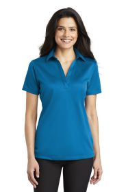 Port Authority Ladies Silk Touch Performance Polo L540 (Color: Brilliant Blue, size: XL)