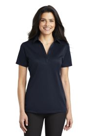 Port Authority Ladies Silk Touch Performance Polo L540 (Color: Navy, size: M)