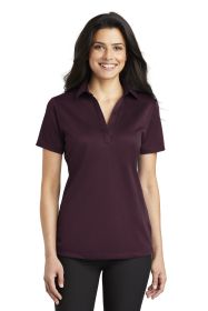 Port Authority Ladies Silk Touch Performance Polo L540 (Color: Maroon, size: XXL)