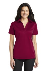 Port Authority Ladies Silk Touch Performance Polo L540 (Color: Red, size: 3XL)