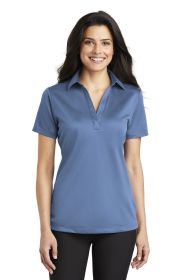 Port Authority Ladies Silk Touch Performance Polo L540 (Color: Carolina Blue, size: 3XL)
