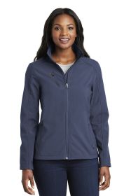 Port Authority Ladies Welded Soft Shell Jacket L324 (Color: Dress Blue Navy, size: XL)