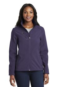 Port Authority Ladies Welded Soft Shell Jacket L324 (Color: Posh Purple, size: 3XL)