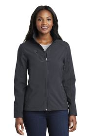 Port Authority Ladies Welded Soft Shell Jacket L324 (Color: Battleship Grey, size: XS)