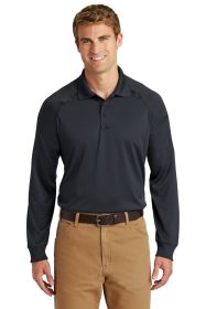 CornerStone Select Long Sleeve Snag-Proof Tactical Polo CS410LS (Color: Charcoal, size: 4XL)