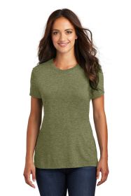 District Women's Perfect Tri Tee DM130L (Color: Military Green Frost, size: S)