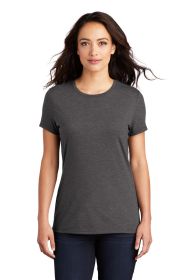 District Women's Perfect Tri Tee DM130L (Color: Heathered Charcoal, size: 3XL)
