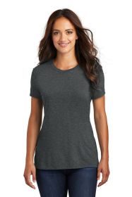 District Women's Perfect Tri Tee DM130L (Color: Black Frost, size: S)