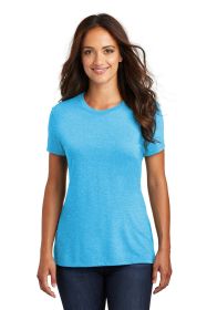 District Women's Perfect Tri Tee DM130L (Color: Turquoise Frost, size: M)