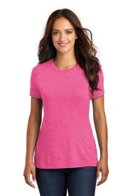 District Women's Perfect Tri Tee DM130L (Color: Fuchsia Frost, size: 4XL)