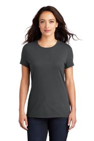 District Women's Perfect Tri Tee DM130L (Color: Charcoal, size: XXL)