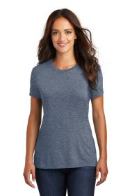 District Women's Perfect Tri Tee DM130L (Color: Navy Frost, size: M)