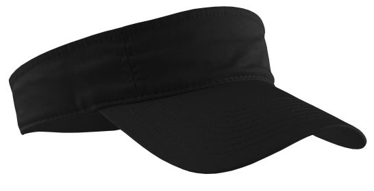 Port & Company Fashion Visor CP45 (Color: Black, size: OSFA)